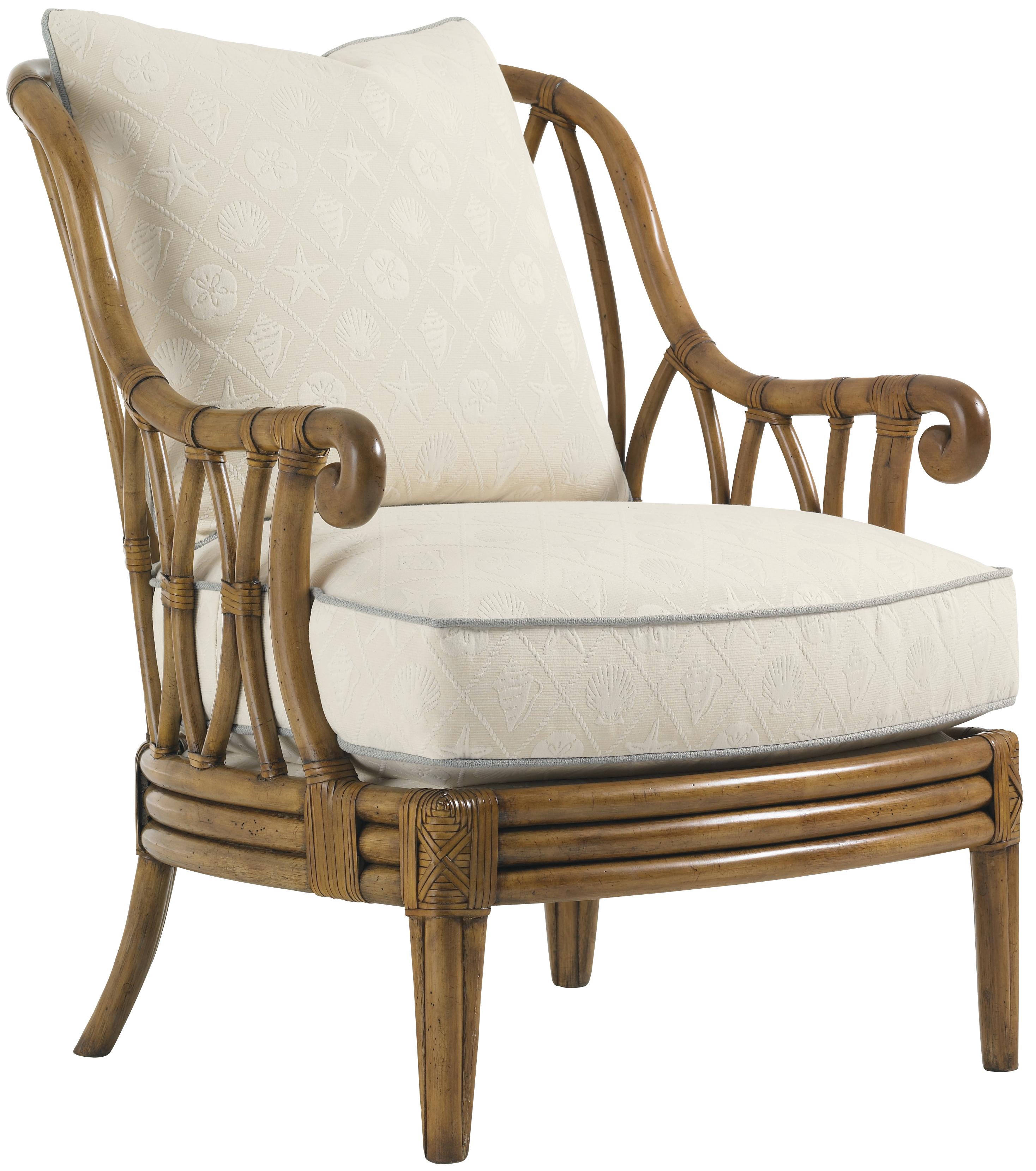 Tommy Bahama Home Beach House 165311 Ocean Breeze Chair with Exposed